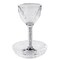 Crystal Kiddush Cup with Gemstone Stem and Tray By Kinor Decor